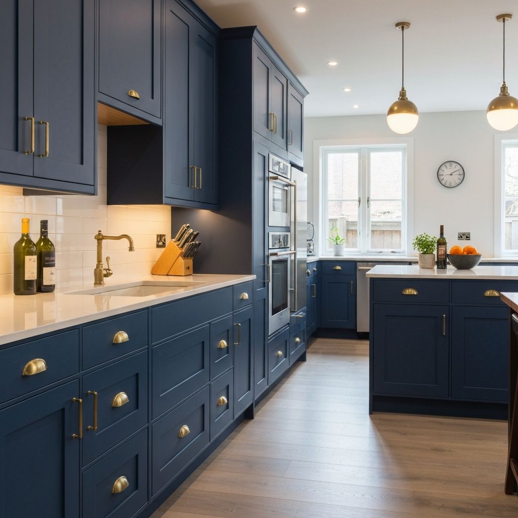 White wrapped kitchen transformation
