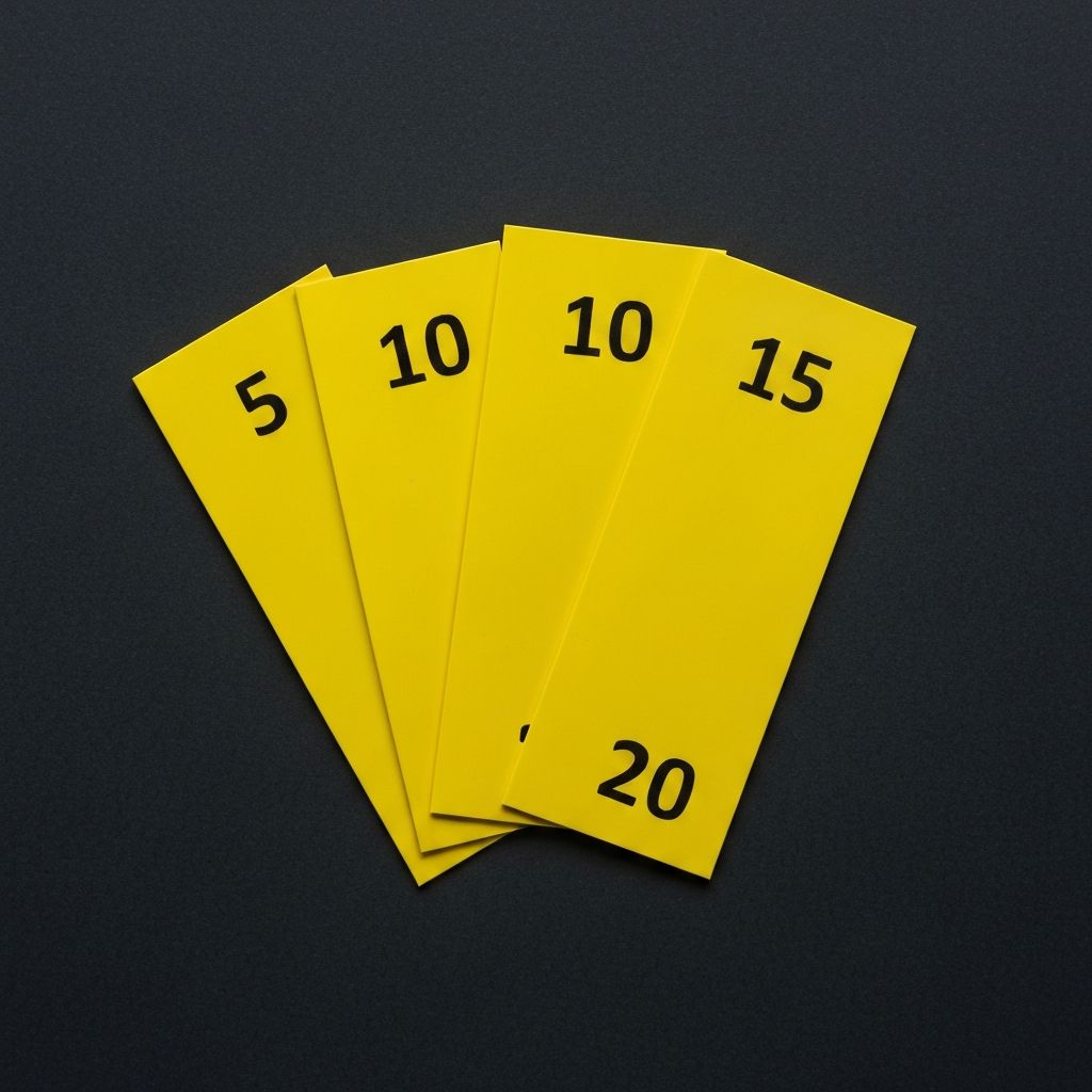 Apex Multi Edge fanned out showing all four thicknesses